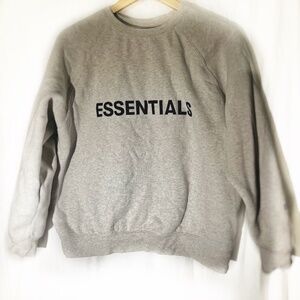 Gray Essentials Crewneck